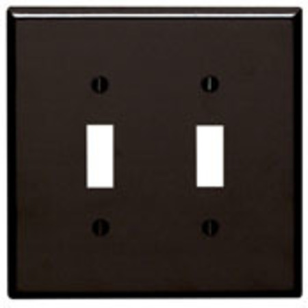 LEVITON Switch 2 Gang Wallplate 85109